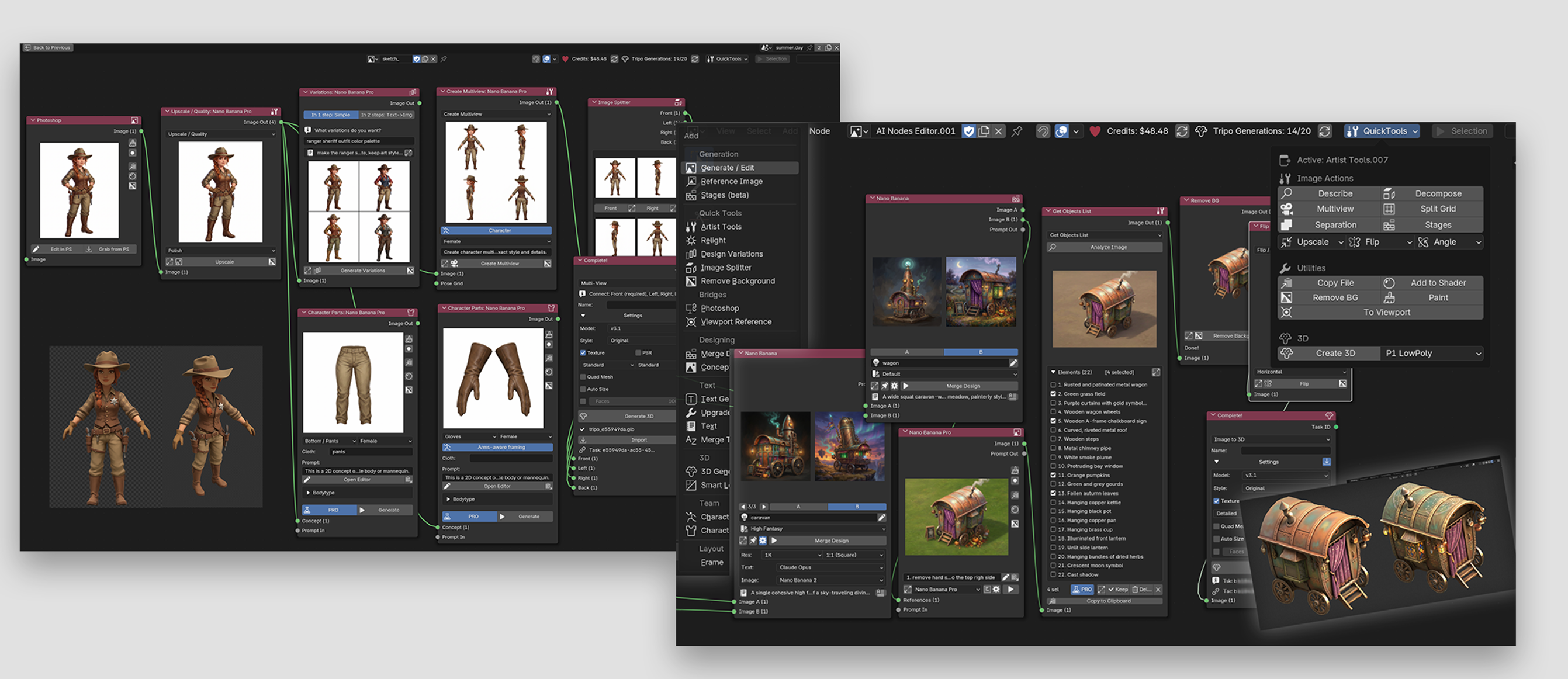 Neuro Nodes — addon workspace in Blender